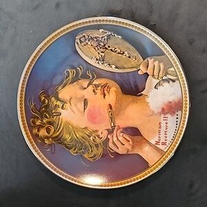 Bradford Exchange "Making Believe at the Mirror" - Knowles Collectible Plate